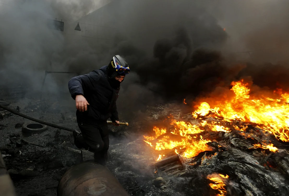 Imagine din Kiev. FOTO: Reuters