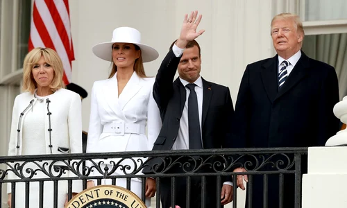 President Trump And First Lady Melania Trump Welcome President Macron And Mrs Macron To The White House jpeg