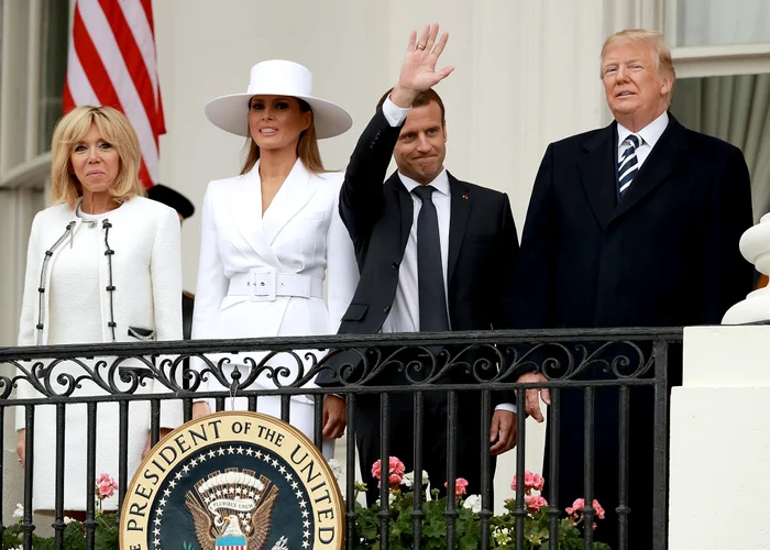President Trump And First Lady Melania Trump Welcome President Macron And Mrs Macron To The White House jpeg