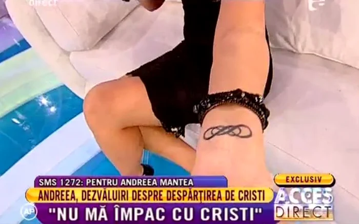 În numele iubirii, Mantea şi-a făcut un tatuaj identic cu cel al lui Mitrea. Nu regretă decizia, deoarece desenul poate fi acoperit uşor, cu brăţări