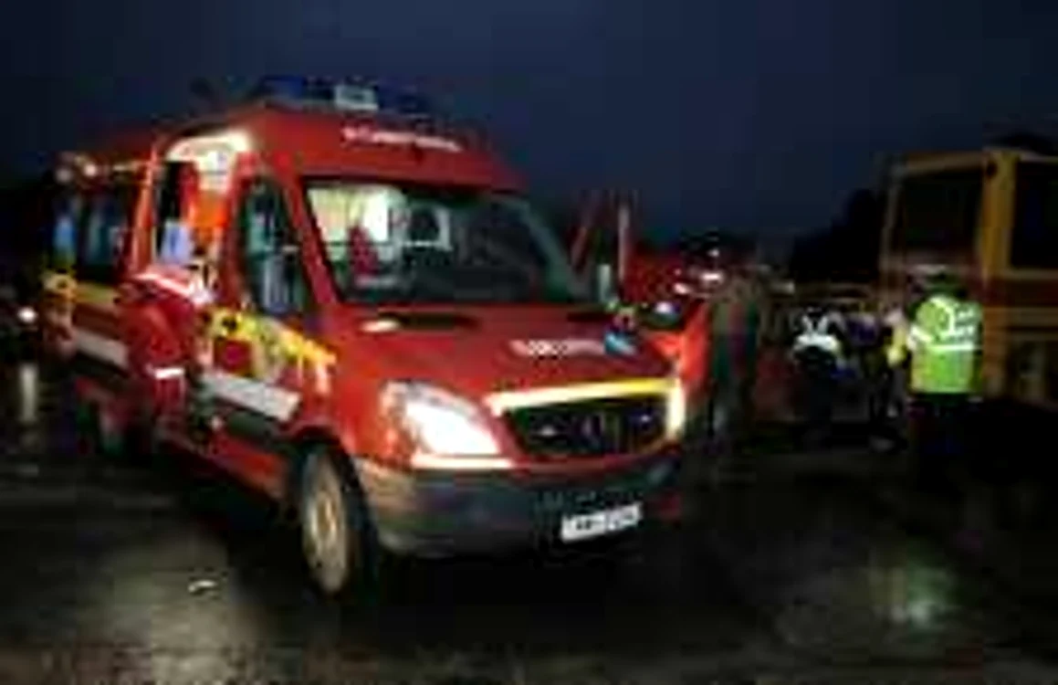 Victima a fost transportată la spital (foto arhiva)