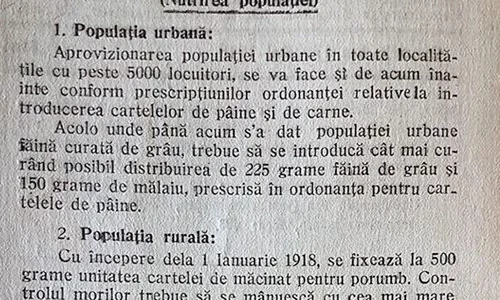  Privaţiunile impuse bucureștenilor de către autorităţile germane de ocupaţie în 1918 jpeg