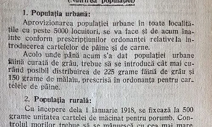  Privaţiunile impuse bucureștenilor de către autorităţile germane de ocupaţie în 1918 jpeg