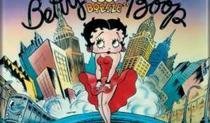 Betty Boop, personaj feminin animat, a
fost inspirată de „flapper girls“, doamnele din epoca jazz-ului,
ţinuta ei constând într-o rochie mini care îi pune în evidenţă
silueta