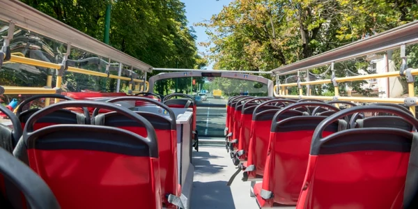 Autobuzul supraetajat spre Poiana Braşov circulă din nou FOTO Primăria Braşov