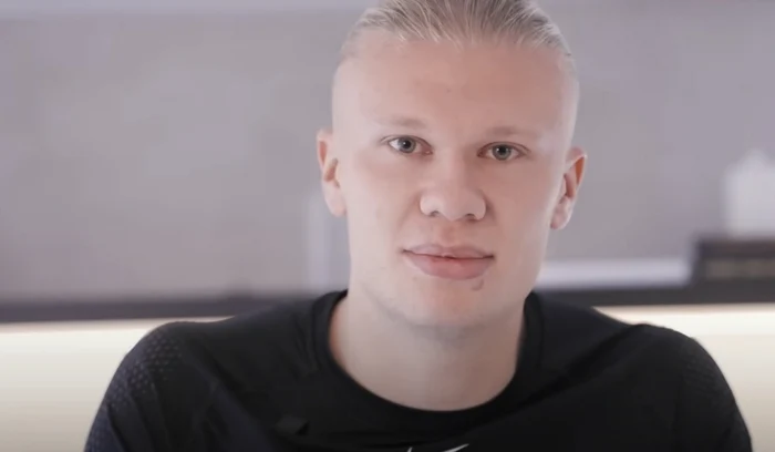 Erling Haaland a avut prima sa apariție pe canalul lui (FOTO: Youtube)
