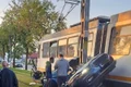 accident masina tramvai Bucuresti, foto facebook jpg