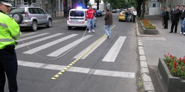Accident  pe zebră