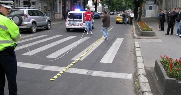 Accident  pe zebră