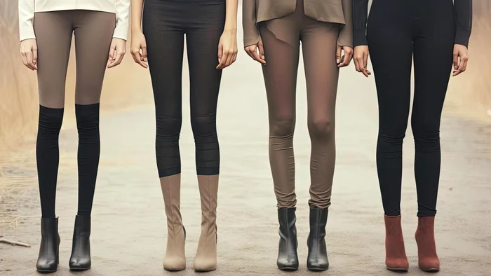 Ciorapii care îți alungesc și subțiază picioarele. Pe care să-i alegi, pe cei negri sau pe cei maro