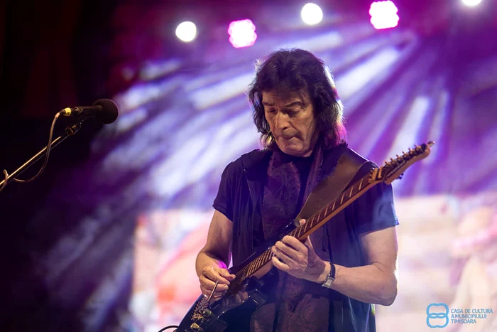 Steve Hackett pe scena Capitol FOTO Facebook/Casa de Cultură