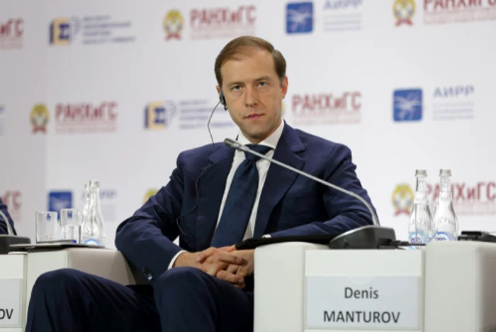Ministrul Industriei și Comerțului al Federației Ruse, Denis Manturov. Foto: Shutterstock