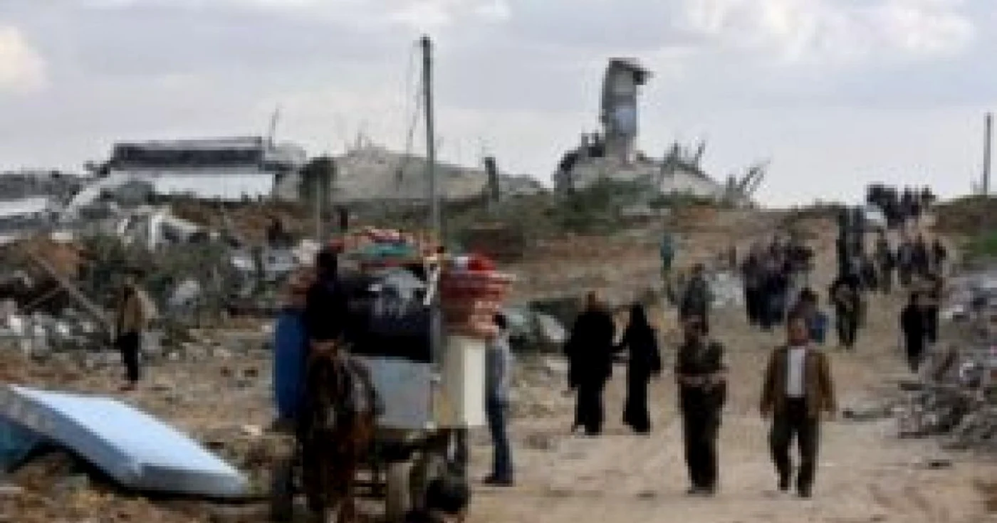 Sute de mii de oameni trăiesc de pe o zi pe alta în Gaza, foto arhivă
