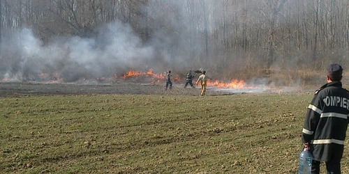 Incendiu în zona Mila 36