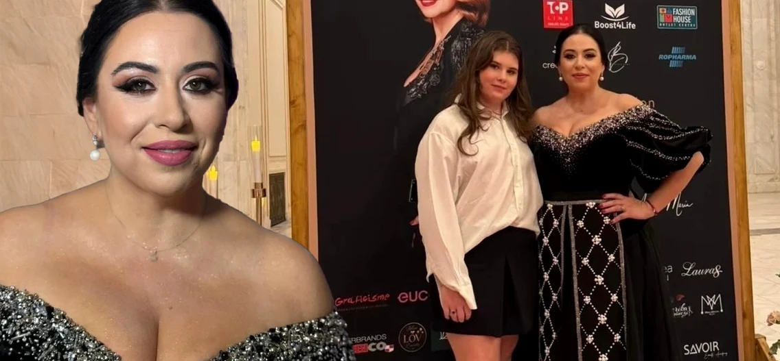  Oana Roman a defilat într-o rochie specială în cadrul unei prezentări de modă la gala organizată de Andreea Marin