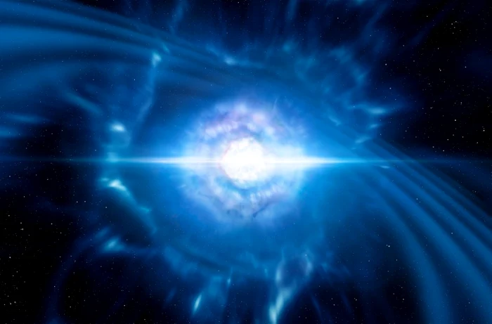 Reprezentare grafică (artistică) a unei kilonove. FOTO European Southern Observatory | AFP