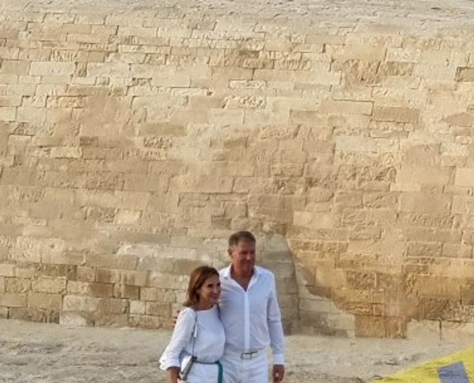 Familia prezidențială, în vizită în Egipt