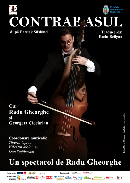 
    Piesa "Contrabasul" se va juca joi, 14 februarie, la teatrul Excelsior din Bucureşti  