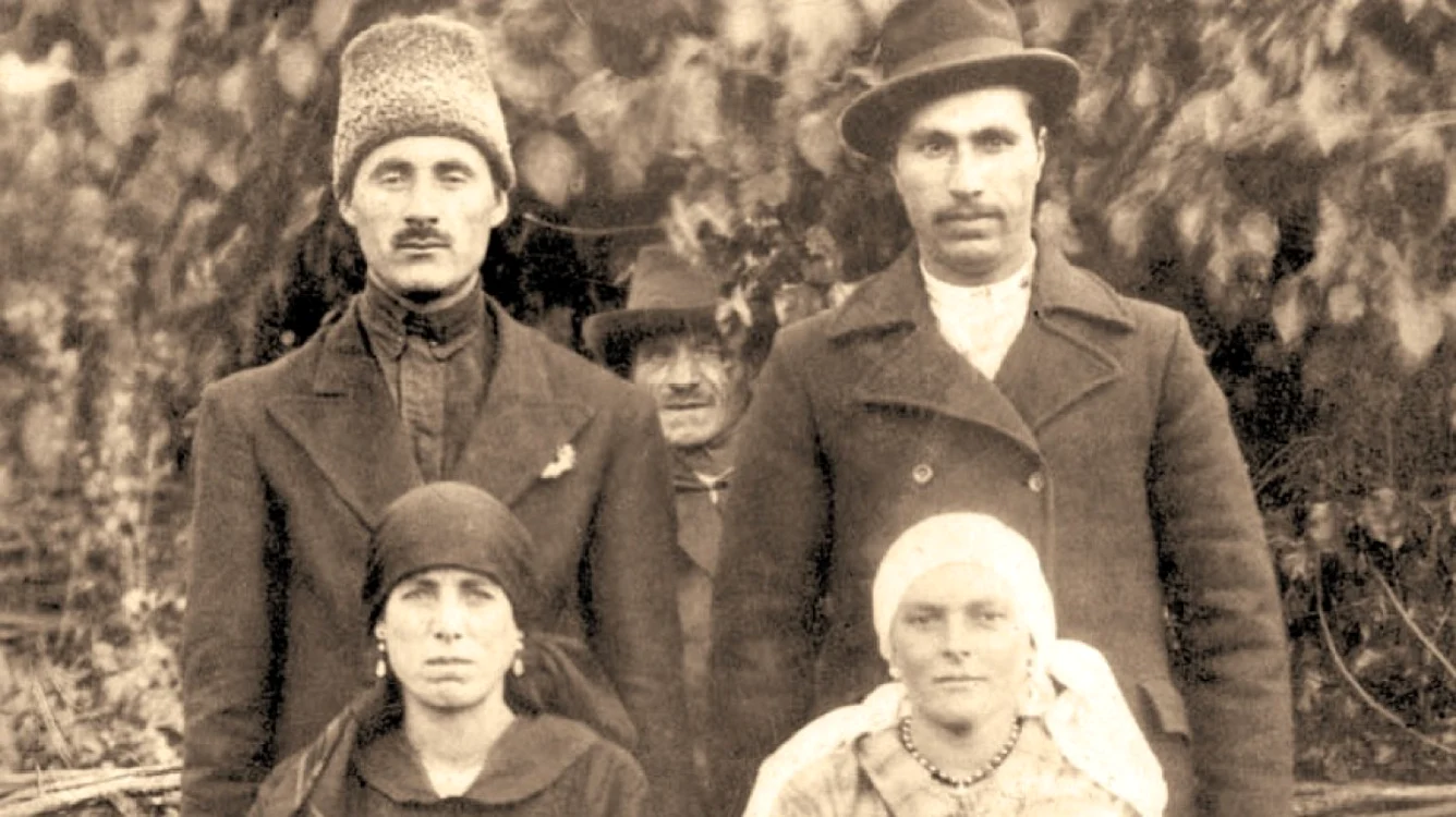 Filimon Bodiu cu soţia sa Olimpiada (dreapta). Foto: Cartea Memoriei