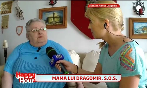 Mama lui Marius Dragomir este foarte afectată de situația grea în care se află acesta (captură: PRO TV) jpeg