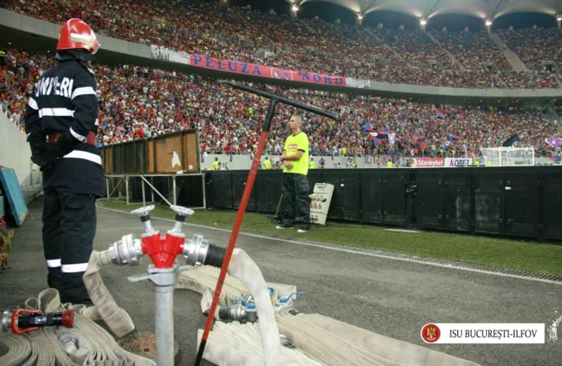 Măsuri speciale luate la meciul Steaua-Manchester CityFoto: ISU București-Ilfov