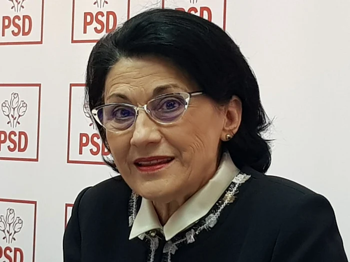 Ministrul Educaţiei, Ecaterina Andronescu. FOTO Oana Şlemco