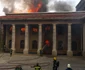 Biblioteca Jagger a Universităţii din Cape Town a fost cuprinsă de flăcări. FOTO EPA-EFE