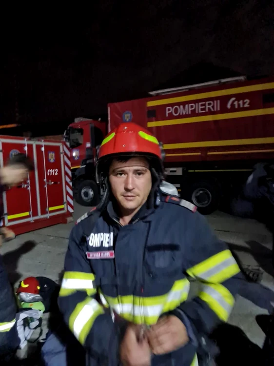 Dragoş Buţurcă, plutonier adjutant FOTO ISU Neamţ