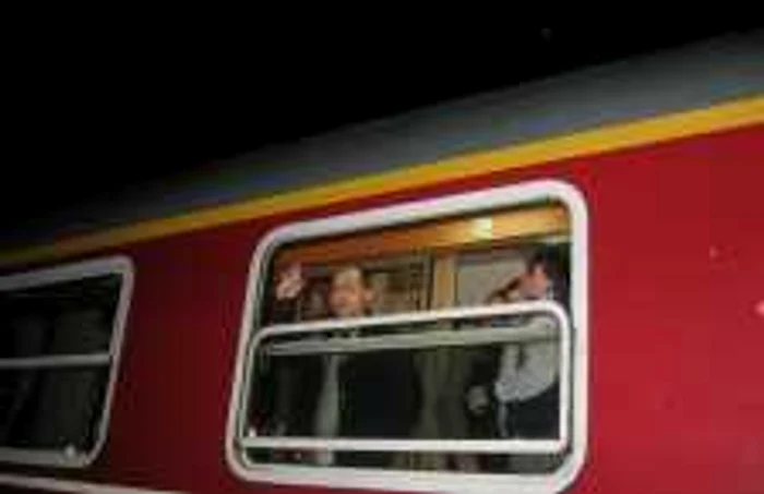 Sindicalisti în tren