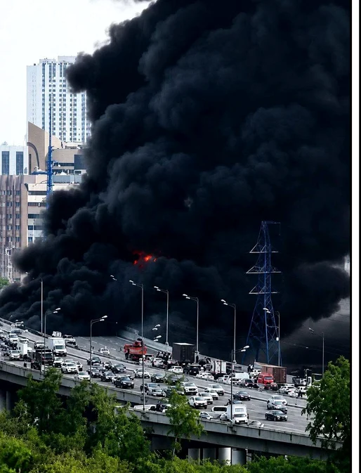 Moscova după cele mai puternice bombardamente ucrainene FOTO X