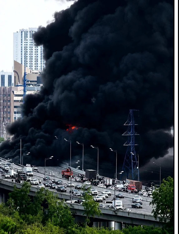 Moscova după cele mai puternice bombardamente ucrainene FOTO X