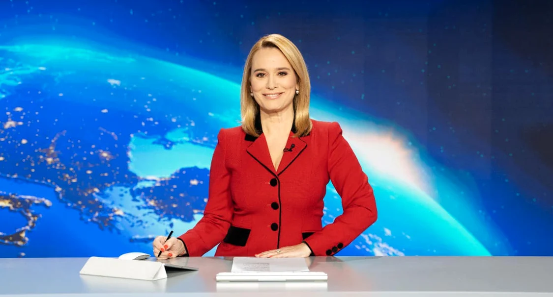 Andreea Esca, emoționată în jurnalul de 1 Decembrie / foto: arhiva Click!