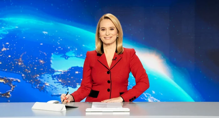 Andreea Esca, emoționată în jurnalul de 1 Decembrie / foto: arhiva Click!