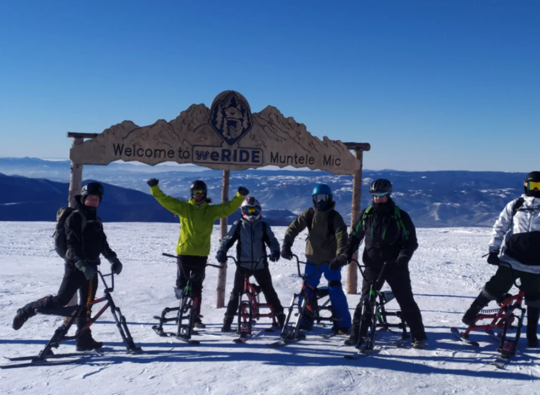 Snowbike FOTO WeSKI - Muntele Mic
