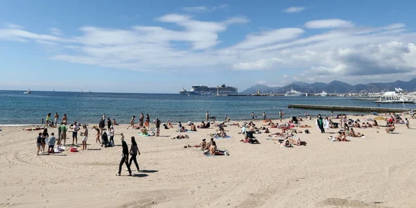 O plaja din Cannes