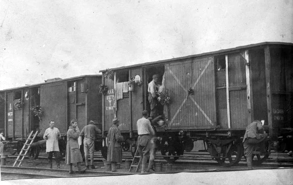 Prizonieri austro-ungari în Siberia (© Library of Congress)