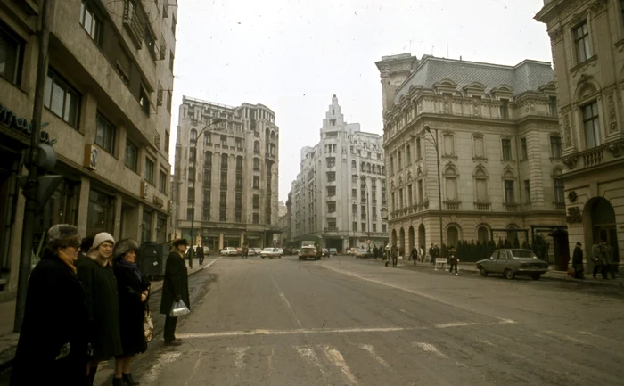 București in jurul anului 1990. Sursa Urbán Tamás Fortepan