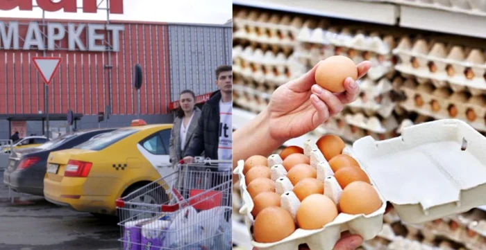 Prețurile din hipermarketurile din Ucraina, cu mult mai mici față de cele din România.