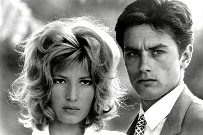 Alain Delon şi Monica Vitti în 1962 FOTO Hepta 