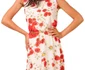 2 rochie alba din voal cu imprimeu floral lantisor auriu in talie jpg jpeg