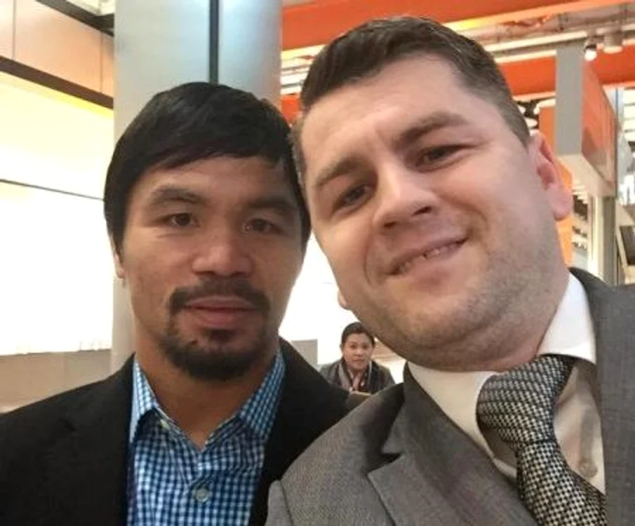 Cristian Irimuş, împreună cu Manny Pacquiao, unul dintre cei mai talentaţi boxeri din istorieFoto: Arhivă personală