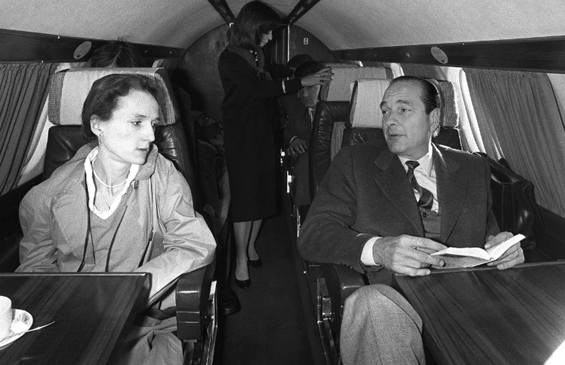 Jacques și Laurence Chirac, în timpul campaniei electorale din 1981