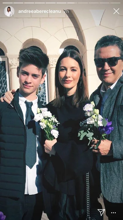 Andreea Berecleanu i-a fost alături Ancăi Lungu la botezul fiului ei