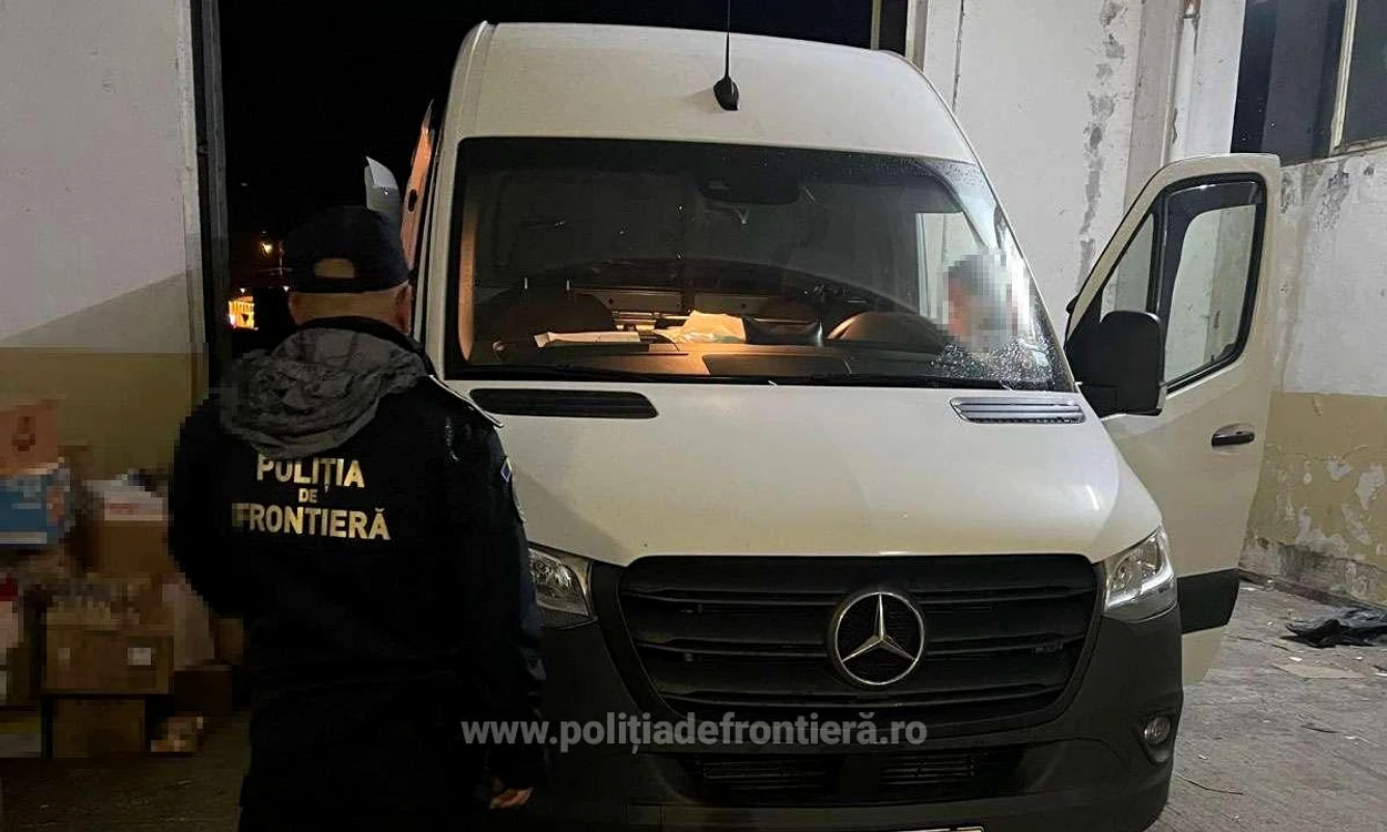 Transporta țigări în valoare de 100.000 de euro Foto: Poliția de Frontieră