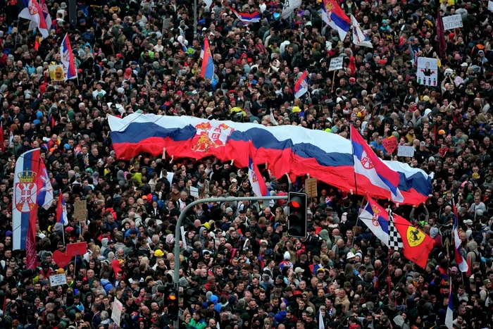 Mii de oaamnei au participat la proteste antiguvernamentale la Belgrad/FOTO:X