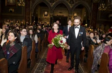 Principesa Sofia la Concertul de Craciun oferit de Corul Regal la Catedrala Catolica Sfantul Iosif   Daniel Angelescu, Casa Majestatii Sale (1) jpg