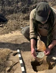 Mormânt scitic din secolul al III-lea î.Hr., descoperit în Republica Moldova (© Facebook / Agenția Națională Arheologică)
