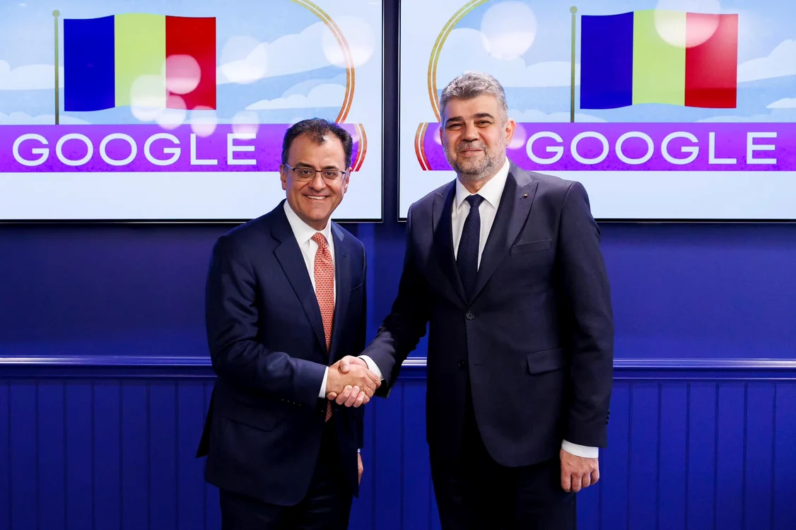 Marcel Ciolacu întâlnire cu reprezentanți Google. Foto Facebook