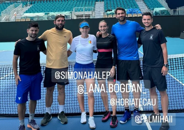 Team Romania, cu Simona Halep recooptată printre ”tricolori”. Foto X