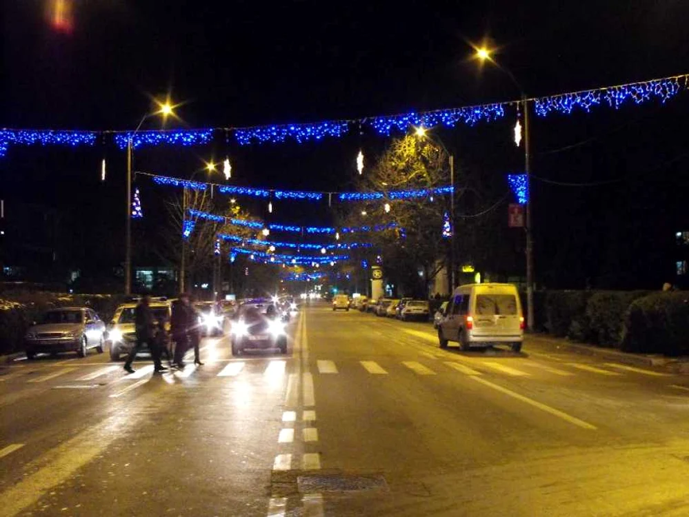 Luminiţele de Craciun din Slobozia 